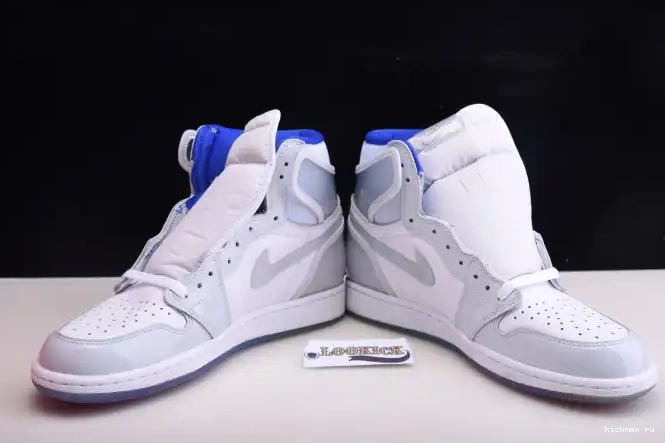 Cheap Kickmax 1 Air CK6637-104 Racer High White Jordan Zoom Blue Retro 0413
